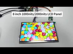 Wysokiej jasności ekran LCD 8 cali 2000 nit HD BOE Industrial Display