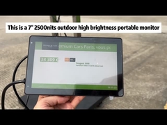 Kamera zewnętrzny wysokiej jasności 7-calowy przenośny monitor z aluminium 1080P