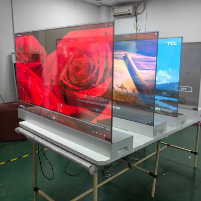 kupować 55-calowy kontrast 64x32 Biały Błękitny Ekran OLED Ekran Smart TV Monitor online manufacture