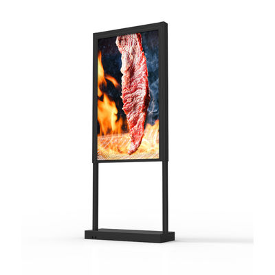 kupować 55' Ultra Jasny LCD Dwustronny Digital Signage Display 10 punktów Pojemnościowy Dotyk online manufacture