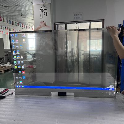 kupować Premium Showroom 55-calowy ekran dotykowy OLED Przejrzysty pulpit pionowy All-In-One Machine online manufacture