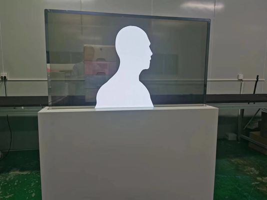 kupować 55-calowy przezroczysty monitor OLED Panel dotykowy z mechanicznym podnosicielem online manufacture