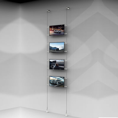 kupować Android 11 Wifi Remote Glass Window Hanging Digital Signage z aluminiowym obudową produkcja online