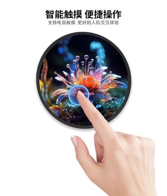 kupować 23.6calowy wyświetlacz sygnalizacji cyfrowej w pomieszczeniach LCD 1280*1280 Smart Round HDMI Monitor produkcja online