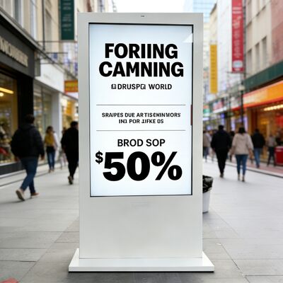 kupować 75-calowy cyfrowy wyświetlacz zewnętrzny o jasności 3000 nitów, wodoodporności IP65, rozdzielczości 4K i systemie Android produkcja online