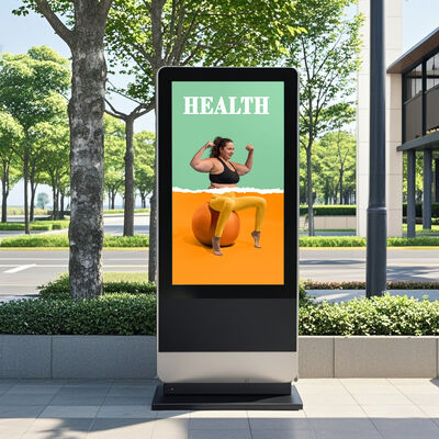 kupować 55-calowy Kiosk Cyfrowego Digital Signage i Reklamowy o Jasności 3000 nitów, Wodoodporny IP65 produkcja online