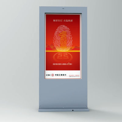Dostosowywalny ekran dotykowy podłogowy stojący LCD Digital Signage Reklamy Ekran zewnętrzny
