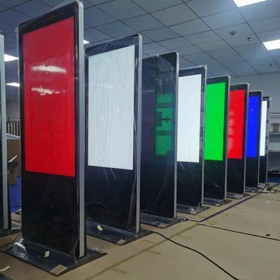 65-calowy LCD Android Pionowa podłoga stojąca cyfrowa sygnalizacja wyświetlacz Reklama